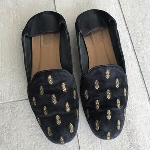 Aquazurra Ananas Summer Suede Loafers